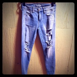 2 For $40 NWOT Super Stretch X AE Skinny Ank